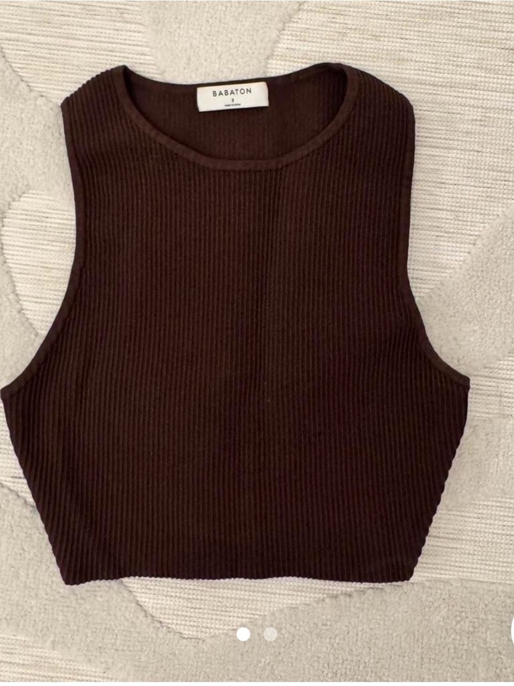 Aritzia Babaton Ribbed Tank - Picture 2 of 3